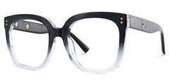 TR90 Ebony Eyeglasses, Ebony Square Glasses -Zeelool Glasses