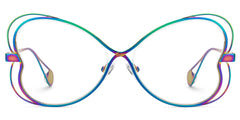 Designer Aretha Glasses in Metal Full-Frame