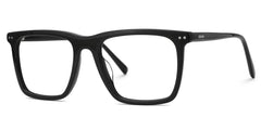 Frantz Thin Black Square Glasses For Men | Zeelool