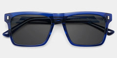 Rectangle Blue Eyeglasses- Henry Acetate Frame Glasses