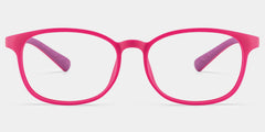 Kids Rectangle PinkAmaker Frame Glasses | Zeelool