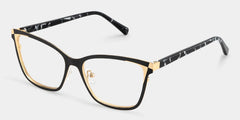 Elise Black Frame Glasses with Rectangle Frame Online | ZEELOOL