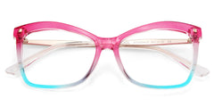 Pink-Blue Color Eyeglasses for Isaebella Frame Glasses | Zeelool