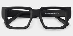 Black TR90 Rectangle Eyeglasses- Garza