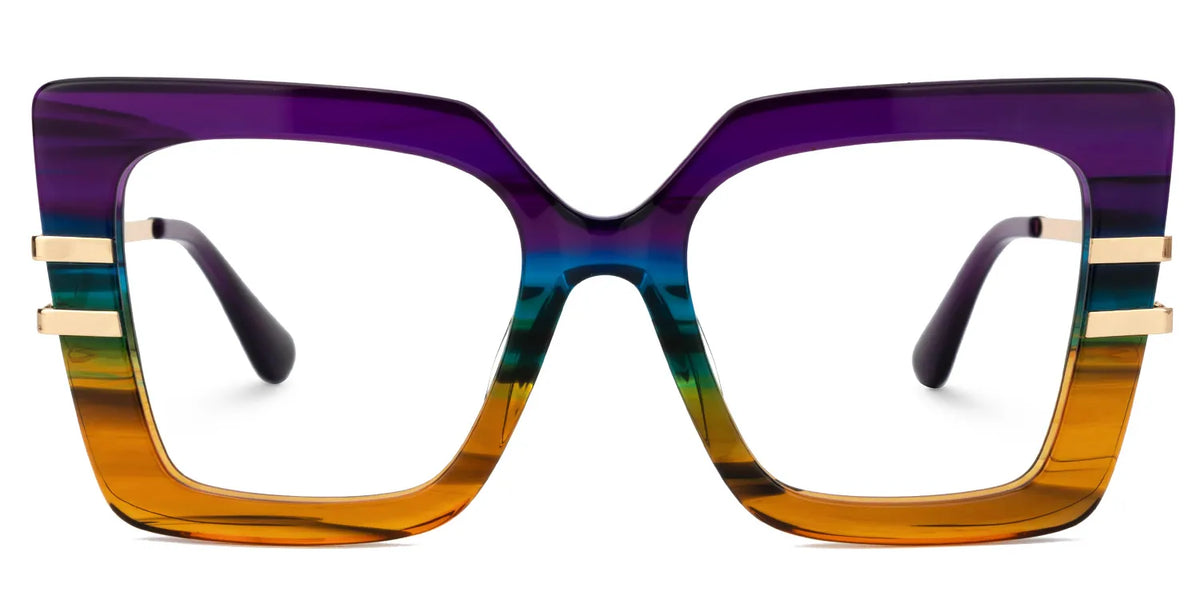 Designer Poutine Glasses in Mixed-Materials Full-frame