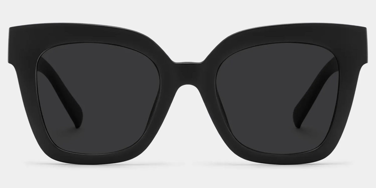 Malcolm Black Sunglasses with Square Frames | Zeelool