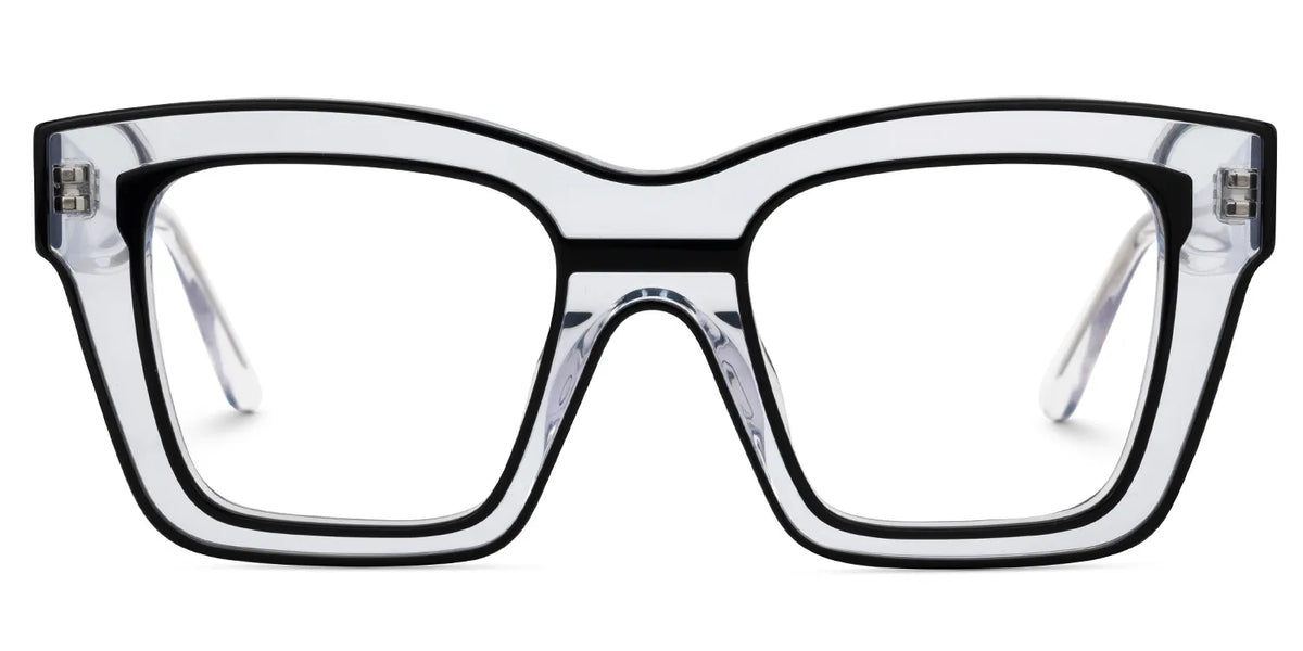 Legette Designer Eyeglasses in Square Black Frame