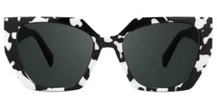 Geometric Sileidy Purple-Pink Sunglasses deals -Zeelool Glasses