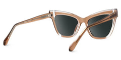 Saucie Light Brown Cat eye Frame Sunglasses | Zeelool