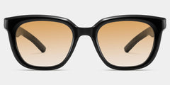 Lyric black Frame Polarized Sunglasses with rectangle Style Online | ZEELOOL