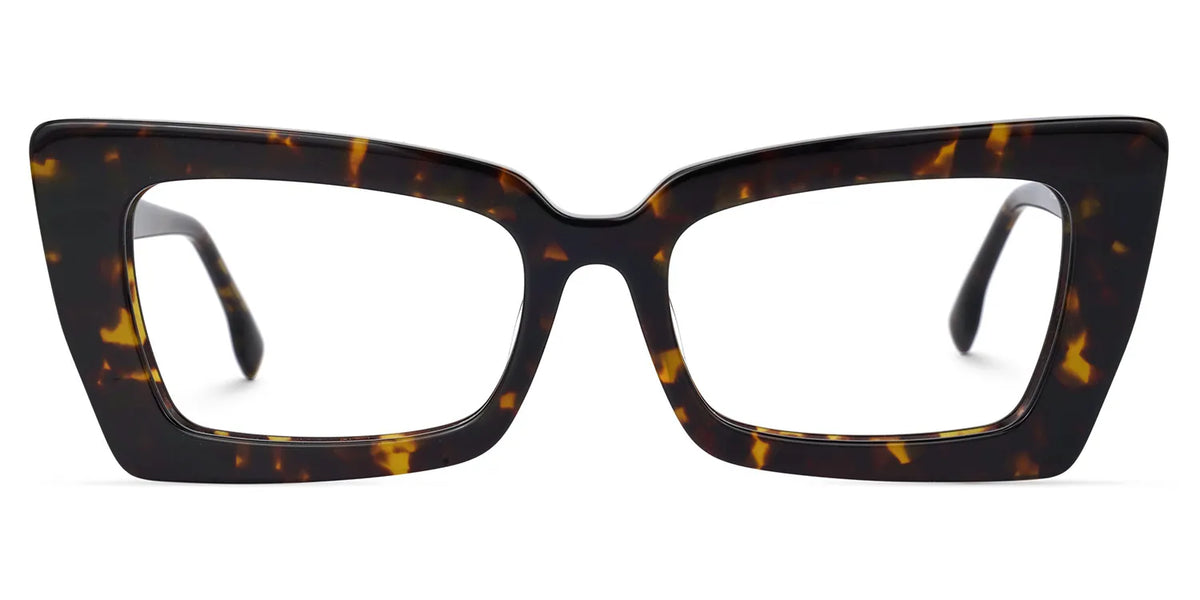 Newell Rectangle Tortoise Frames Glasses | ZEELOOL