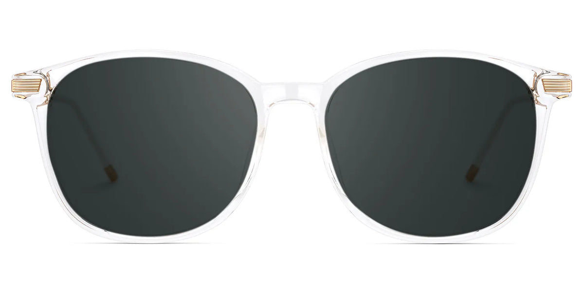Clear Greene Square Sunglasses