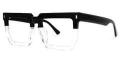 Rectangle Daniela Two-Tone Glasses deals -Zeelool Glasses