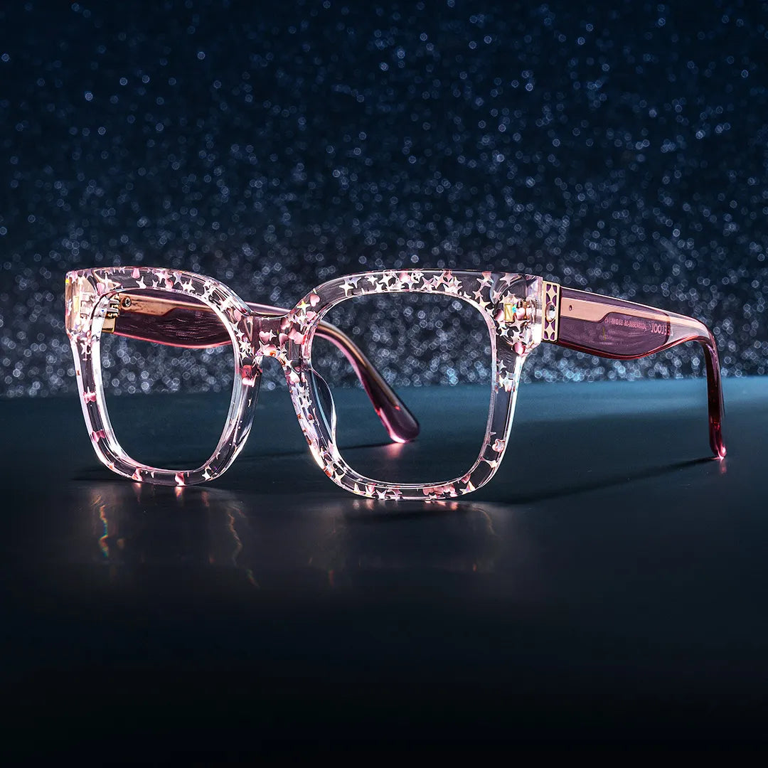 Designer Scicluna Glasses in Full-frame With Gillter Star