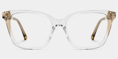 Lena Square Clear Frame Eyeglasses for Woman| ZEELOOL