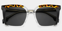 Misty Square Black Sunglasses | Zeelool Glasses