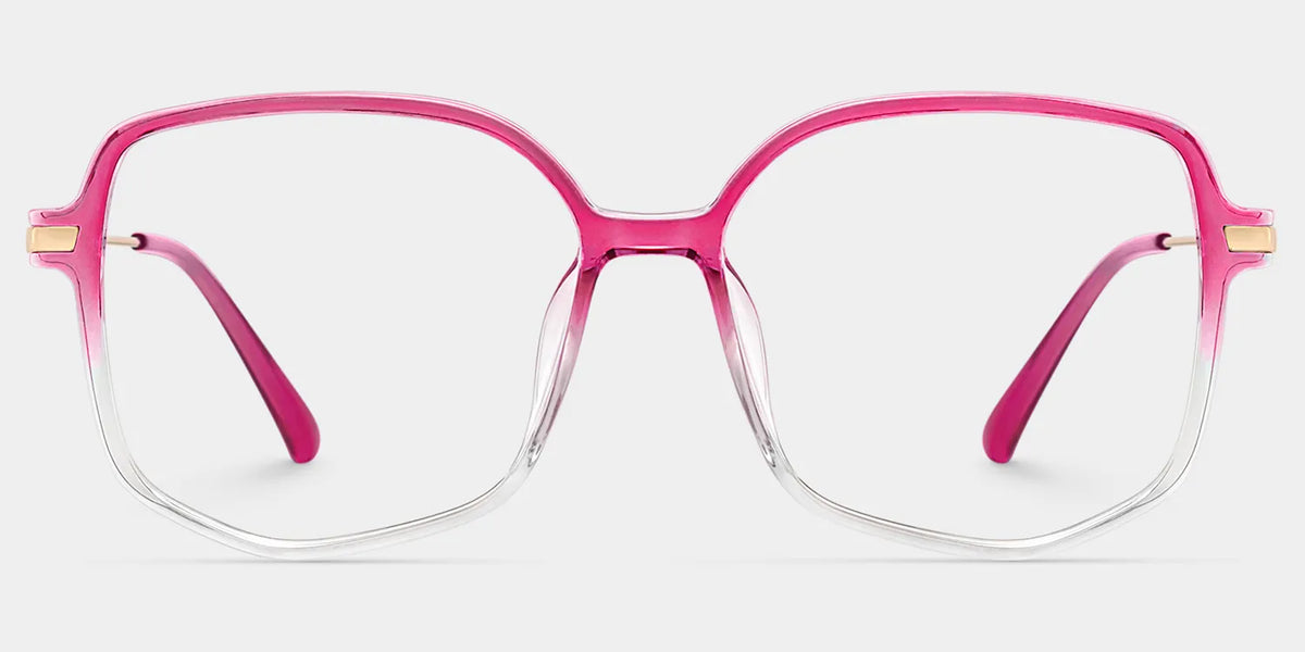 Payton Square Geometric Ombre Frame Glasses | Zeelool