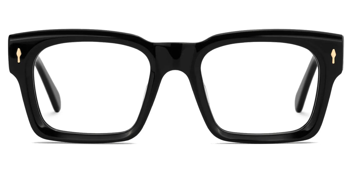 Rectangle Herman Black Frames Designer Glasses
