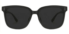 Oglesby Square Blue Light Blocking Glasses Black Frame | Zeelool