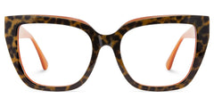 Square Frame Leopard Glasses on Sale