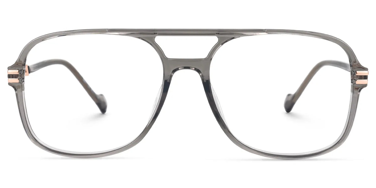 Square Nyawa Gray Glasses deals -Zeelool Glasses