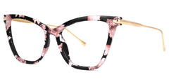 Hilary Butterfly Pink Floral Frame Eyeglasses | Zeelool