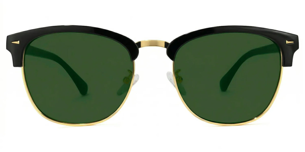 Lasha Browline Black Eyeglasses and Oval Frame