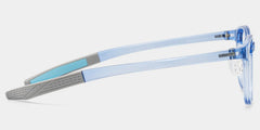 Cody Rectangle Clear Blue Glasses