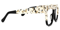 Carolann Square Black Frame Glasses | Zeelool Optical