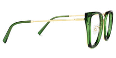 Martine Square Green Glasses | Zeelool Glasses