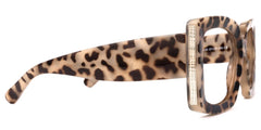 Yael Square Light-Tortoise Glasses | Zeelool Glasses