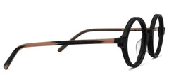 Otto Round Black Glasses Eyeglasses and Acetate Frames