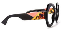 Geoffrey Geometric Black Glasses | Zeelool Glasses