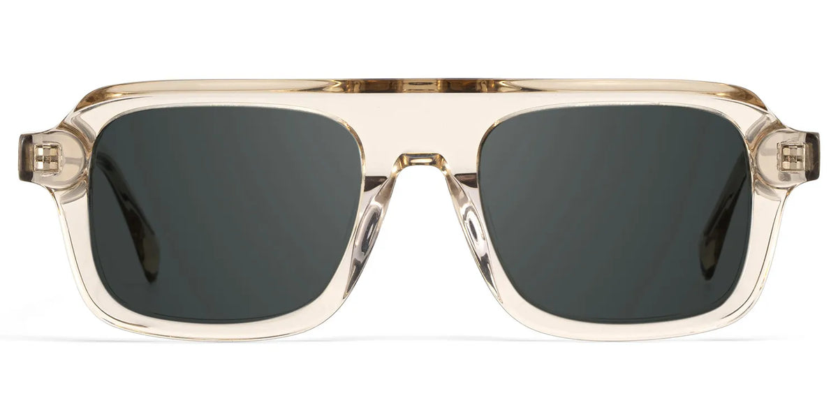 Nomad Rectangle Polarized Sunglasses in Acetate Material