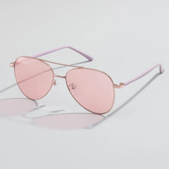 Paige Aviator Rose-Gold Glasses | Zeelool Glasses