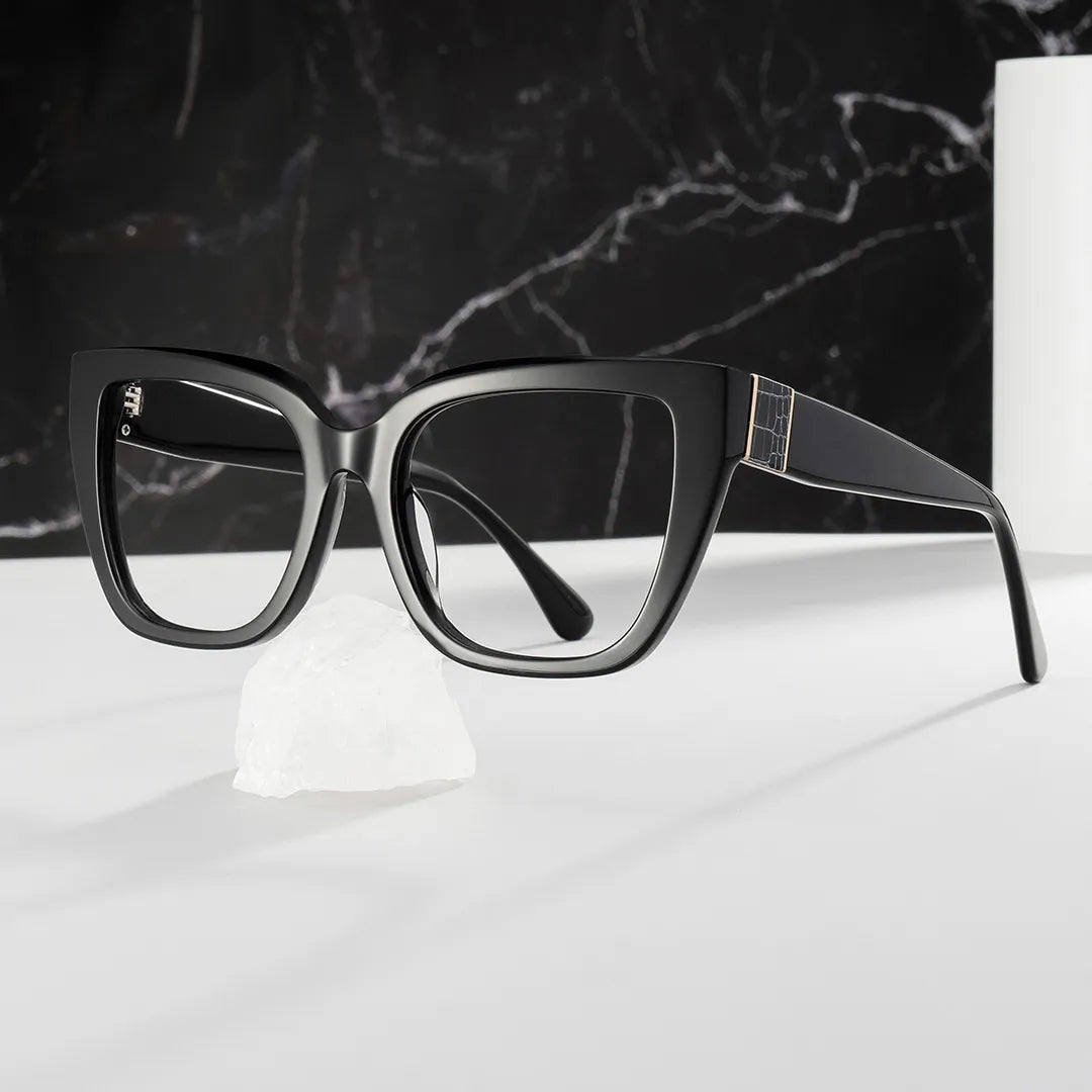 Square Frame Black Glasses on Sale