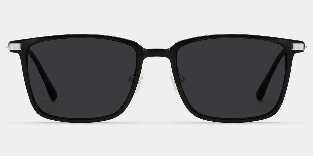 Black Ivonne Rectangle Frame Eyeglasses | Zeelool