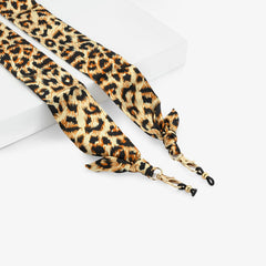 Scarf Chains Accessories For Glasses in Brown Leopard Color