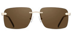 Rey Gold Rectangle Sunglasses Online | Zeelool