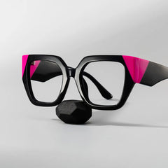 Viva Black Frame Glasses with Square Frame Online | ZEELOOL