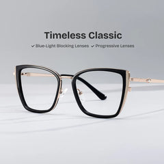 Juniper Eyeglasses in Square Black Frame | Zeelool