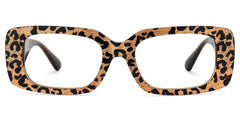 Jonas Rectangle Leopard Color Frame Glasses for Women | Zeelool