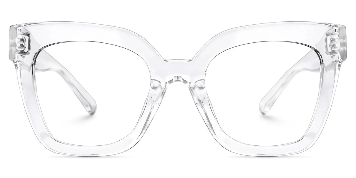 Malcolm Square Clear TR90 Frame Glasses | Zeelool