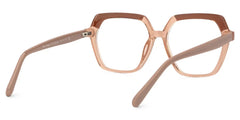 Norah Geometric Beige EyeGlasses and Glasses Frames