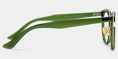 Laraine Cateye Green Eyeglasses & Metal Frames