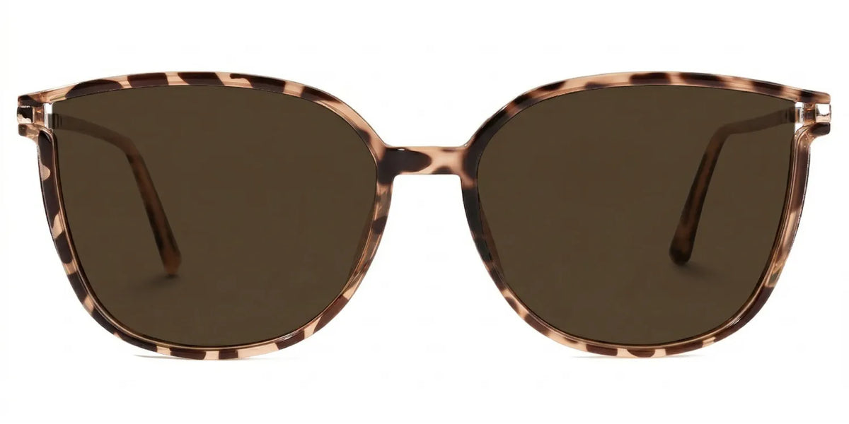 Rodz Pale Tortoiseshell Glasses with Square Thin frame