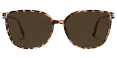 Rodz Pale Tortoiseshell Glasses with Square Thin frame