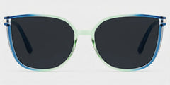 Rodz Square Blue-Green Prescription Glasses and Frames