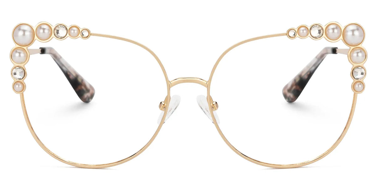 Designer Wallice Glasses in Metal Full-Frame