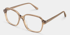 Clementine Light Brown Square Glasses for Women | ZEELOOL